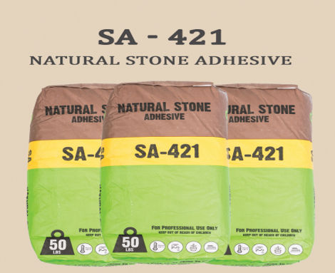 Cement Stucco SA-421 Natural Stone Adhesive